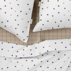 Двоспальна постіль з простирадлом DELTA CS2 COSAS Білий 180х220 см Олександрія