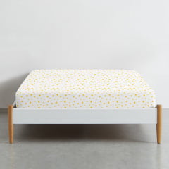 Простирадло на резинці 160х200 см YELLOW STARS COSAS Камінь-Каширський