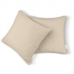 Наволочка COSAS Biscuit Waffle Weave 50х50 см Бежевий Хмільник