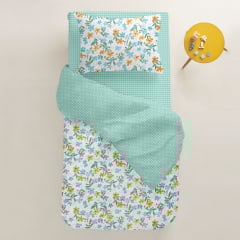 Детский пододеяльник COSAS ORANGE PALMS Ранфорс 110х140 см Белый Балаклея