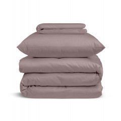 Подростковое постельное белье сатин AURORA Cosas Баклажан 160х220 см Тячев