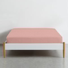 Простирадло 240х260 см COPPER DOTS COSAS Теракотовий Ніжин