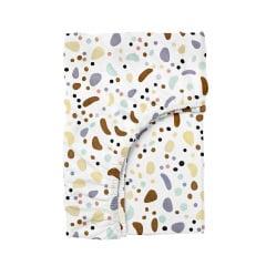 Простынь на резинке 80х160 см COLORFUL STONES COSAS Бежевый Киев