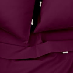 Подростковое постельное белье Dark Cherry COSAS Марсала 160х220 см Самбор