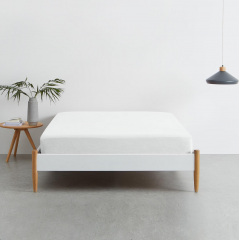 Набір простирадла на резинці COSAS WHITE / BROWN Ранфорс 90х200х20 см 2 шт Коричневий/Білий Черкаси