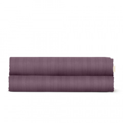 Полуторна постільна білизна сатин AURORA Cosas Баклажан 160х220 см Гуляйполе
