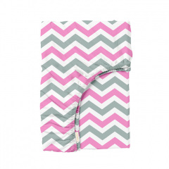 Простыня на резинке 120х200 см ZIGZAG CS4 COSAS розовый Южноукраинск