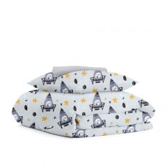 Дитяча постільна білизна в ліжечко Space CS3 COSAS сірий 110х140 см Березнегувате