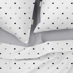 Евро постельное белье Love COSAS Белый 200х220 см Славянск