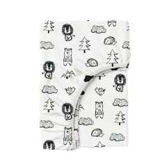 Простирадло на резинці 90х200 см ANIMALS COSAS Білий Ясногородка