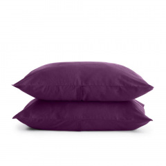 Полуторное постельное белье сатин Black CS5 COSAS Фиолетовый 160х220 см Братское