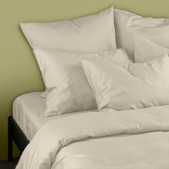 Евро постельное белье сатин PETAL Cosas Пудра 200х220 см Славянск