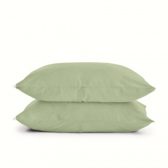 Євро постіль з простирадлом на гумці OLIVE CS4 COSAS Оливка 200х220 см Вишгород