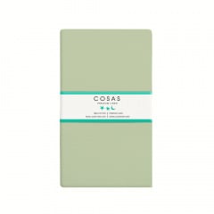 Євро постіль з простирадлом на гумці OLIVE CS4 COSAS Оливка 200х220 см Вишгород