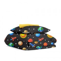 Підліткова постільна білизна SPACE CS4 COSAS чорний 160х220 см Славута