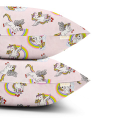 Набор наволочек COSAS RAINBOW UNICORN 40х60 см Розовый Киев