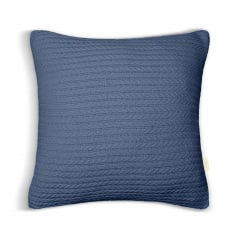 Наволочка COSAS Nightfall Knitted Braid 45х45 см Синій Балаклія