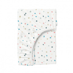 Простирадло на резинці 80х160 см COLOR BLOTS COSAS Бежевый Тернопіль