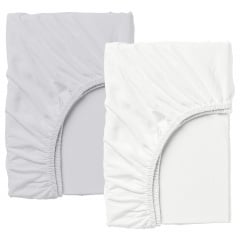 Набор простынь на резинке 60х120 см набор GREY WHITE COSAS Сарны