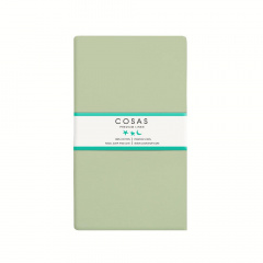 Полуторна постіль з простирадлом на гумці Olive COSAS Оливка 160х220 см Кременець