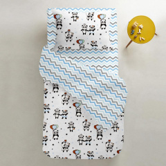 Підліткова постіль з простирадлом на гумці PANDA COSAS Блакитний 155х215 см Переяслав-Хмельницький