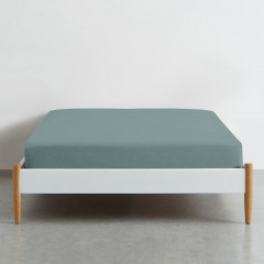 Простынь на резинке COSAS AGAVE Ранфорс 160х200х20 см Мятный Ясногородка