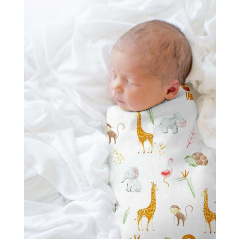 Набір пелюшок COSAS AFRICA ZOO Бязь 80х100 см 2 шт Різнокольоровий Київ