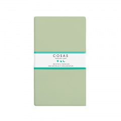 Євро постіль з простирадлом на гумці SHADOW CS10 COSAS Графіт 200х220 см Ромни