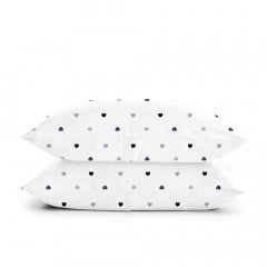 Євро постіль з простирадлом на гумці Love COSAS Білий 200х220 см Курінь