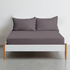 Набор наволочки и простыни 3 шт URBAN CS3 COSAS ореховый Ясногородка