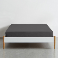 Простынь полутораспальная COSAS SMOKY CS1 Ранфорс 155х240 см серый Ясногородка