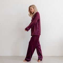 Піжама жіноча COSAS Velour Harmony XS Марсала Кропивницький