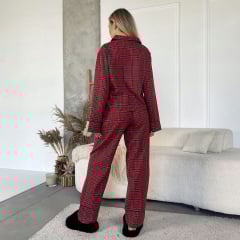 Піжама жіноча COSAS Scottish L-XL Різнокольоровий (188Scottish_red_ML) Новомосковськ