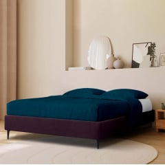 Кровать двуспальная COSAS Kiwi Grape 180x200 см Фиолетовый Кременчуг