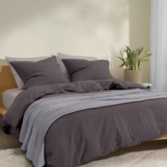 Плед-покривало вафельне COSAS 200х220 см Smoky Greek Waffle Сірий Охтирка