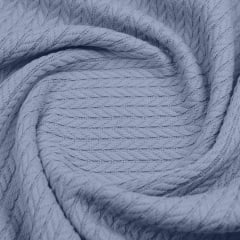 Плед-покривало косичка COSAS 200х220 см Nightfall Knitted Braid Синій Переяслав-Хмельницький