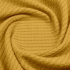 Плед-покривало косичка COSAS 200х220 см Summer Knitted Braid Жовтий Бердянськ