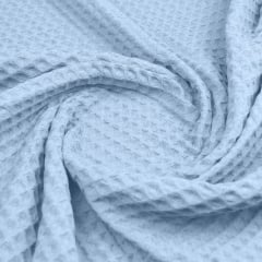 Плед-покривало вафельне COSAS 240х260 см Cloud Greek Waffle Небесний Королево