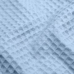 Плед-покривало вафельне COSAS 240х260 см Cloud Greek Waffle Небесний Королево