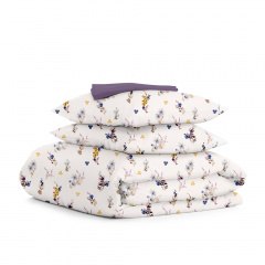 Евро постельное белье Cosas Summer Garden CS1 200х220 см Разноцветный Кобыжча