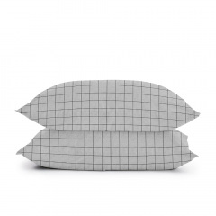 Евро постельное белье GREY GEOMETRY CS9 COSAS серый 200х220 см Первомайск