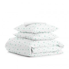 Євро комплект COSAS STARFALL MINT CS1 Ранфорс 200х220 см М'ятний Київ