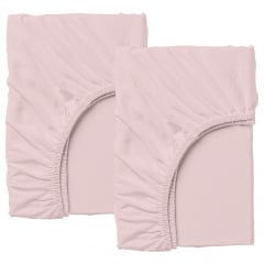 Набір простирадла на резинці COSAS ROSE Ранфорс 180х200х20 см 2 шт Рожевий Білгород-Дністровський