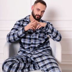 Мужская пижама COSAS SleepWay M Голубой (SleepWay_blue_M) Киев