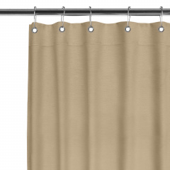 Шторка для душа и ванной COSAS SAND с кольцами 180х180 см Бежевый Новая Прага