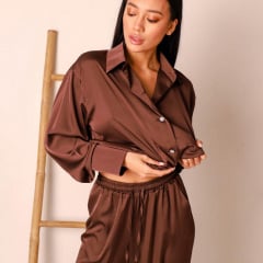 Домашний костюм COSAS VIVA M-L Коричневый Киев