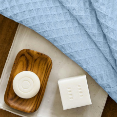 Вафельні рушники COSAS Fancy Greek Waffle CS4 Синьо-блакитний 2 шт Київ