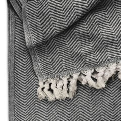 Плед хлопковый COSAS TWISTY 200х230 см CS5 Черный Лубны