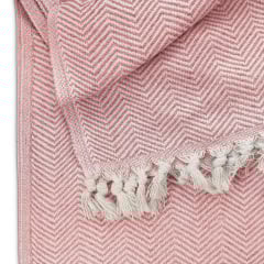 Плед бавовняний COSAS TWISTY 200х230 см CS3 Рожевий Кам'янець-Подільський