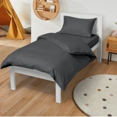 Подростковое постельное белье сатин LAVA Cosas Графит 160х220 см Ясногородка